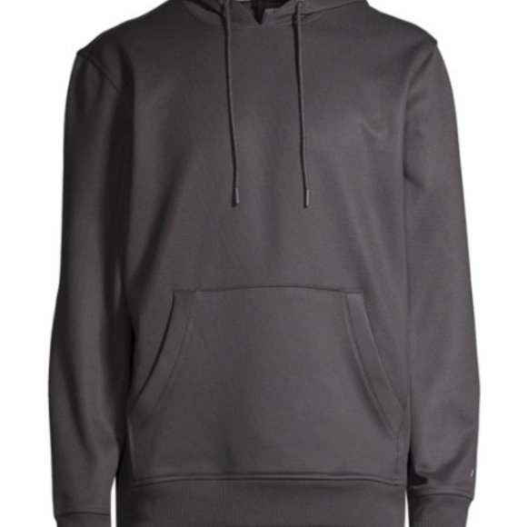 Russell Textured Fleece Hoodie - Size XL (46-48) Black #3220-U4980-B19 - Picture 9 of 10